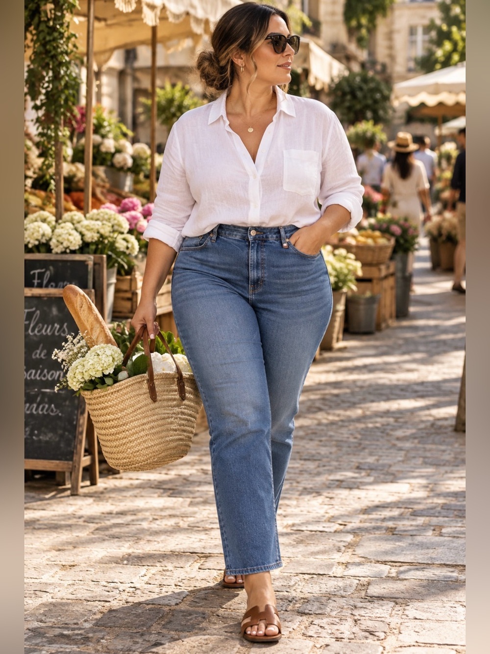 Good American Women's Straight-Leg Jeans